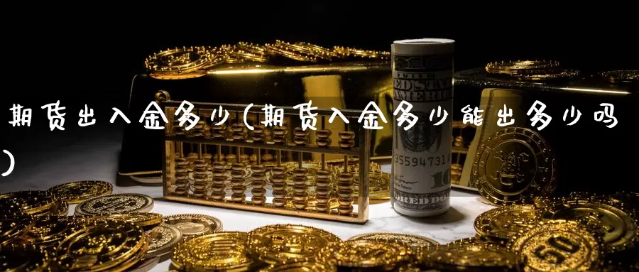 期货出入金多少(期货入金多少能出多少吗)_https://www.zjdexue.com_农产品期货_第1张