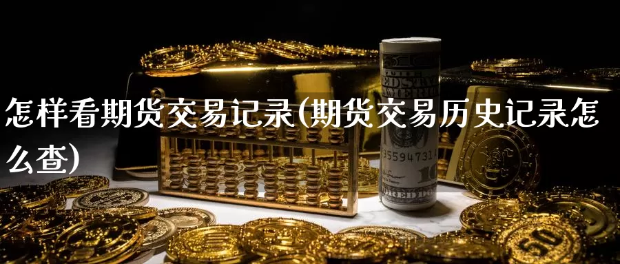 怎样看期货交易记录(期货交易历史记录怎么查)_https://www.zjdexue.com_股指期货_第1张